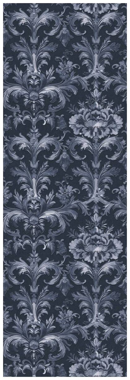 APE Ceramica Fables Dama Night płytka ścienna 30x90 - niebieska glazura z ornamentem