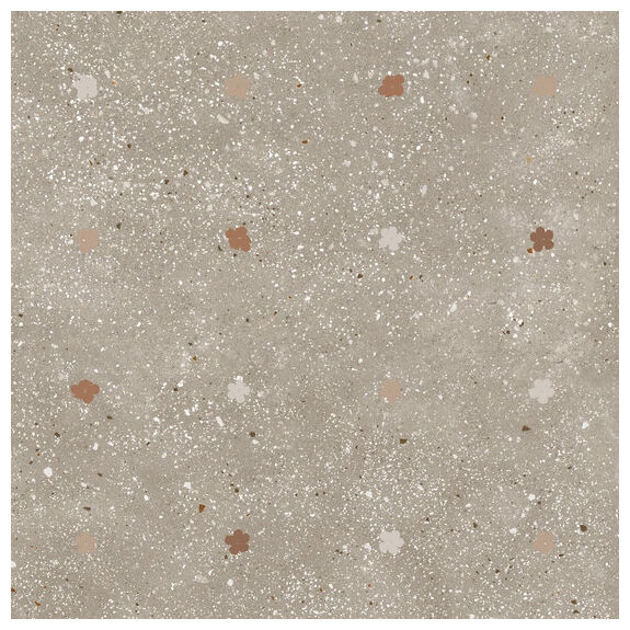 ape ceramica fiori tortora gres rektyfikowany 60x60 - zdjęcie główne