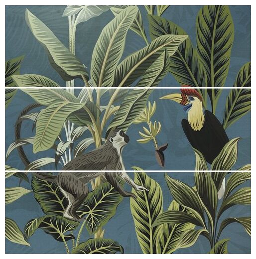 ape ceramica abc toucan blue set(3) dekor 40x120 - zdjęcie główne