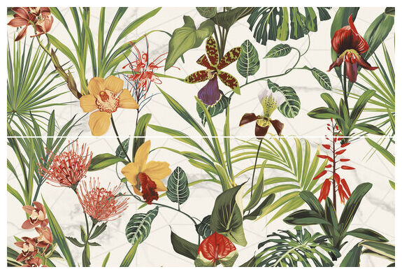 ape ceramica luna blanca set(2) dekor 40x120 - zdjęcie główne