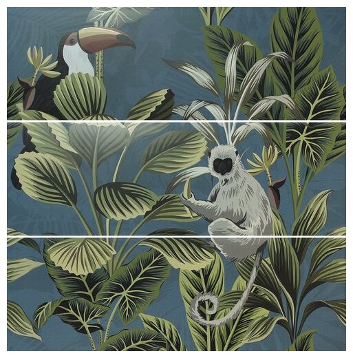 ape ceramica def toucan blue set(3) dekor 40x120 - zdjęcie główne