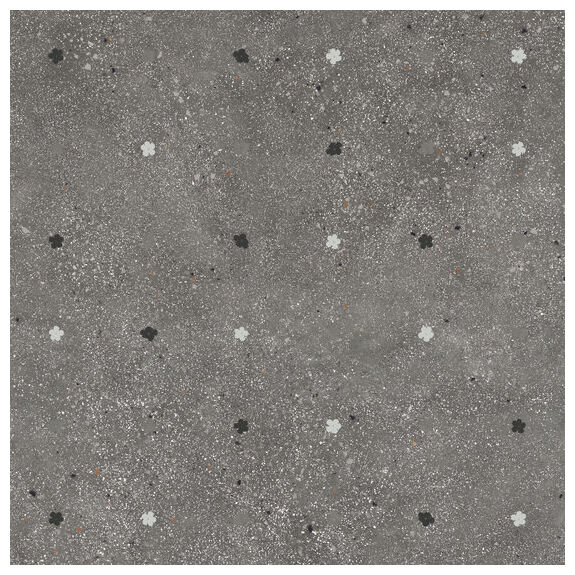 ape ceramica fiori graphite gres rektyfikowany 90x90 - zdjęcie główne