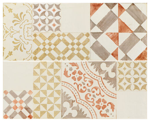 ape ceramica aniko cream mix dekor 20x50 - zdjęcie główne