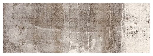 Matowa powierzchnia Chic II Cream dekor 31,6x90 w odcieniach beżu z subtelnymi przetarciami