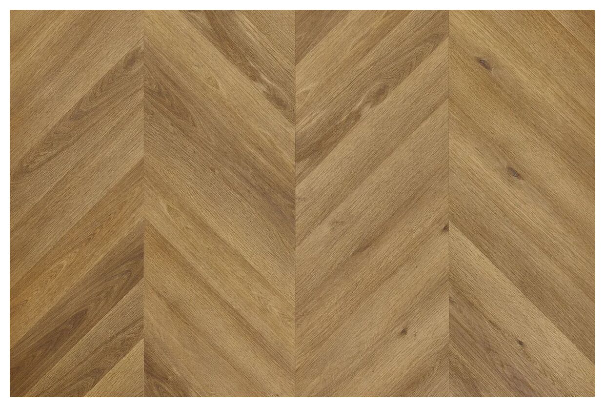 Amaron Chevron Dab Georgetown panel winylowy z motywem jodełki w ciepłym odcieniu dębu