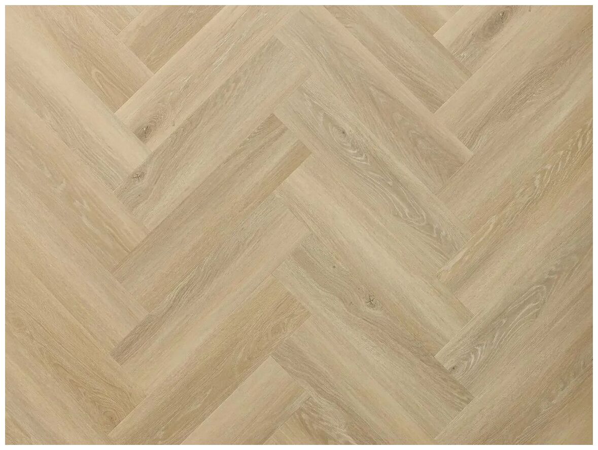 Jasny panel winylowy Amaron Herringbone EIR Acoustic Dab Deventer z subtelnym usłojeniem