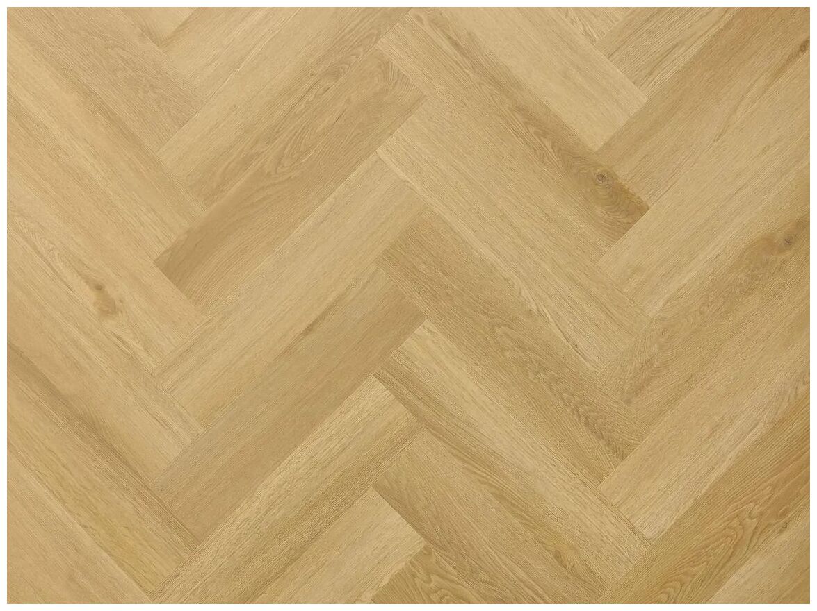 Panel winylowy Amaron Herringbone EIR Acoustic Dab Menor w jasnym odcieniu dębu z jodełką