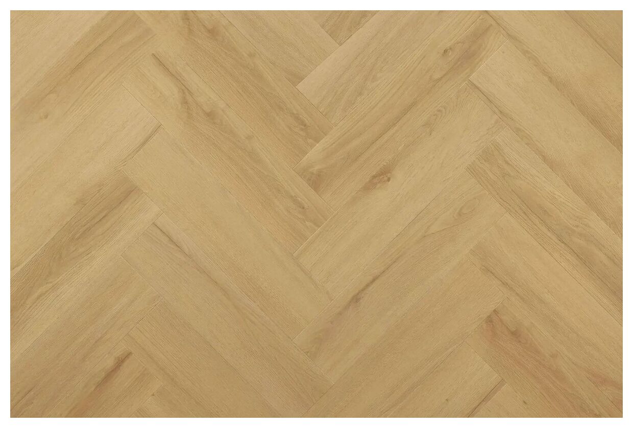 Amaron Herringbone EIR Dab Virgin panel winylowy z jasnym rysunkiem drewna w układzie jodełki