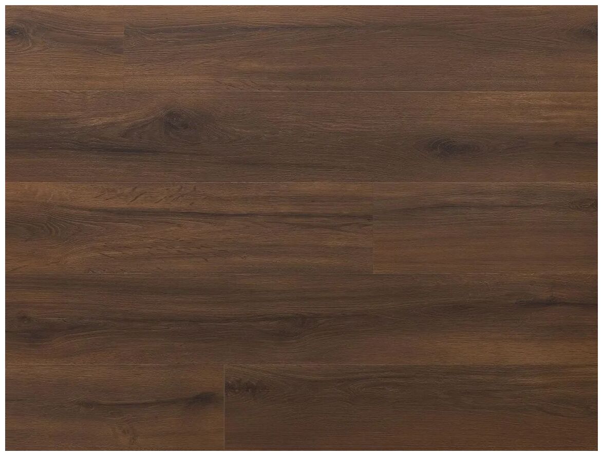 Ciemny panel winylowy Amaron Wood EIR Dab Montana z widocznymi słojami o formacie 22,9x151,1 cm