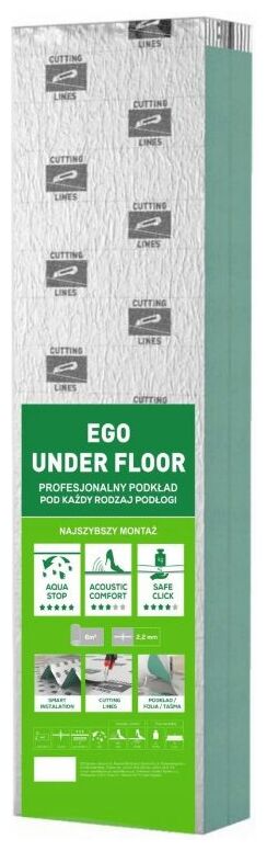 Arbiton EGO Under Floor Aquastop 3W1 podkład 2.2 MM Rolka 6 M2