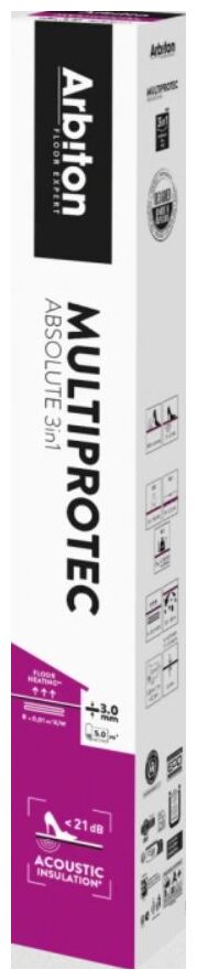 Arbiton Multiprotec Absolute 3IN1 podkład 3 MM Rolka 5 M2