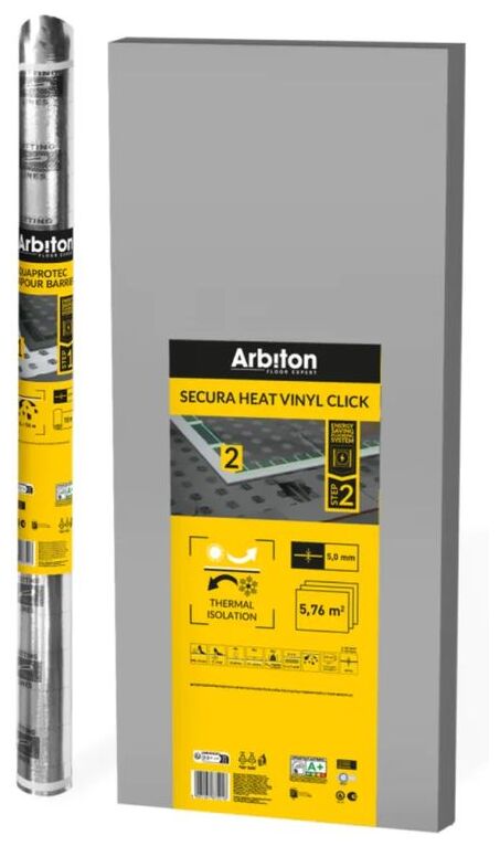 Arbiton Secura Heat Vinyl Click  podkład 5 mm Opakowanie 5.76 M2
