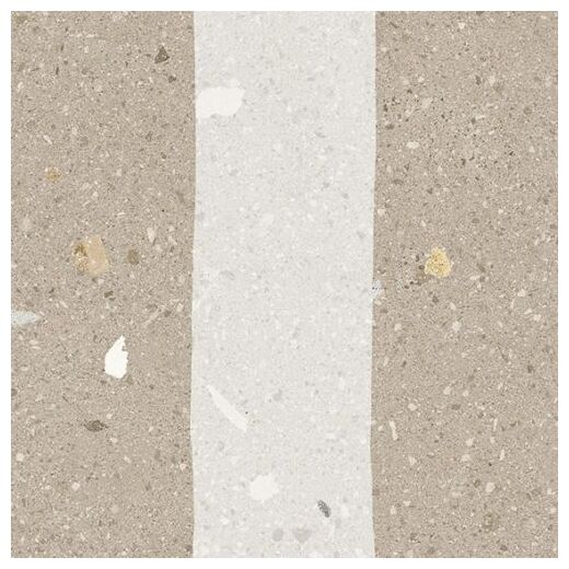 Matowa płytka Granola Avellana gres 20x20 w stylu lastryko z różnorodnymi szarymi detalami - zdjęcie nr: 2