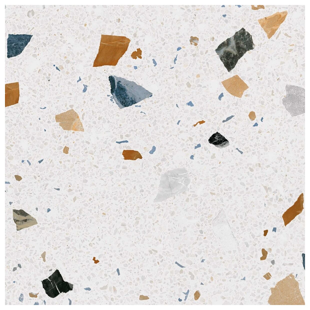 Arcana Stracciatella Nacar gres 60x60 - gres hiszpański w stylu retro do salonu i przedpokoju