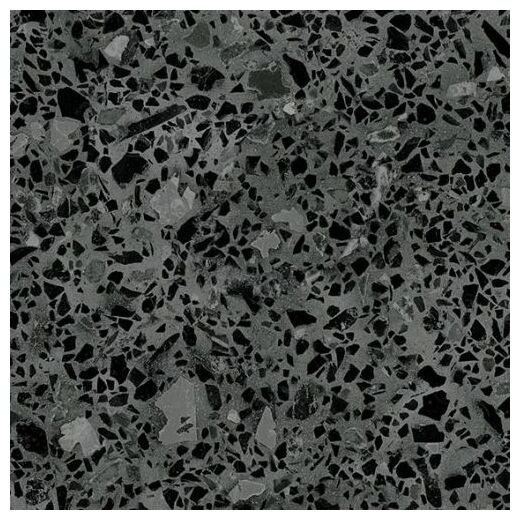 Matowy gres szkliwiony Battuto Grafito 20x20 z efektem lastryko i ciemnym loftowym wzorem - zdjęcie nr: 2