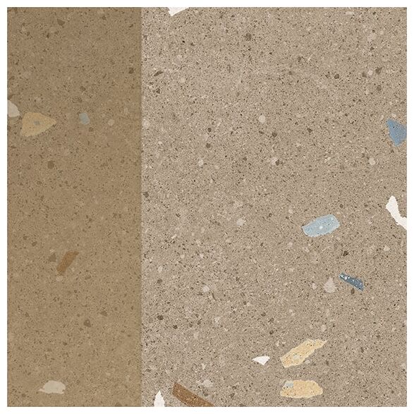 Eclair Nuez gres 20x20 z efektem lastryko drobne kolorowe wstawki na matowej powierzchni