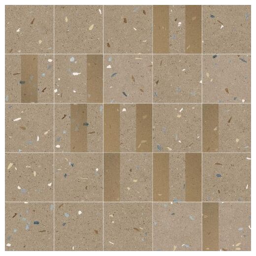 Eclair Nuez gres 20x20 z efektem lastryko drobne kolorowe wstawki na matowej powierzchni - zdjęcie nr: 3