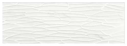 Biała płytka ścienna Tasos View 40x120 o satynowym wykończeniu i delikatnej strukturze - zdjęcie nr: 2