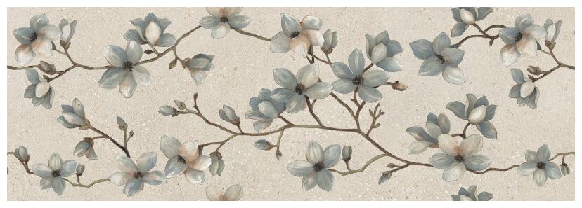 Matowa płytka ścienna Asphalt Grit Sumire 30x90 w odcieniach beżu i szarości z subtelnym wzorem