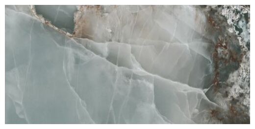 Onyx Turquoise gres polerowany 60x120 z turkusowymi tonami i białymi żyłkami na wzór kamienia - zdjęcie nr: 2