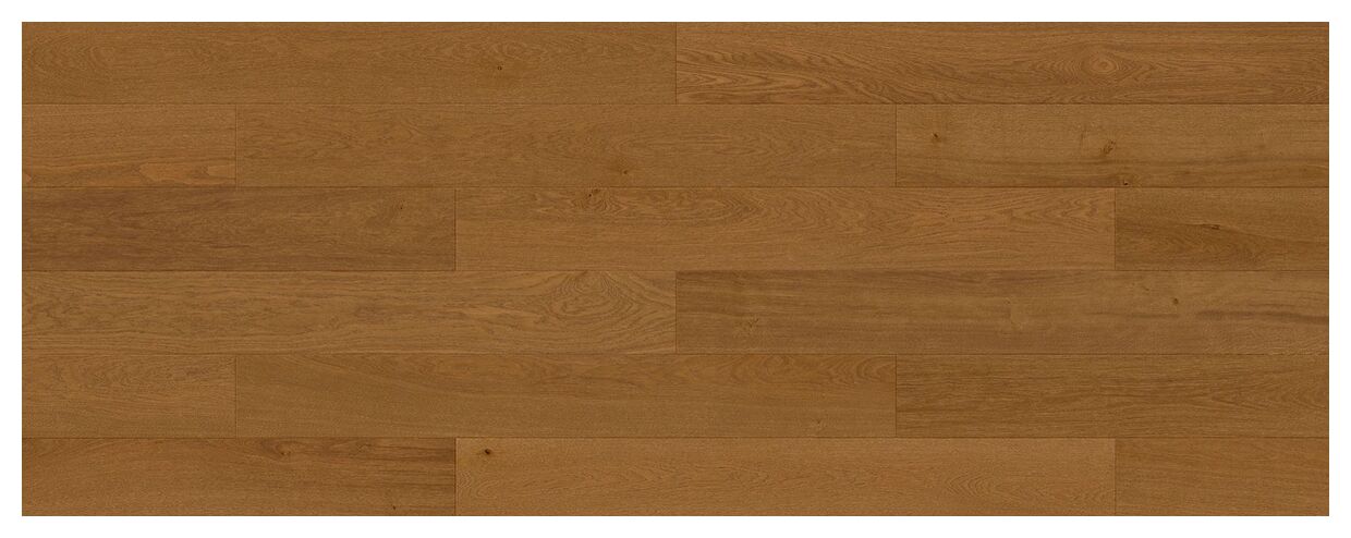 Podłoga Dab Vitaria o ciepłym dębowym odcieniu z wyraźnym rysunkiem słojów i matowym wykończeniu