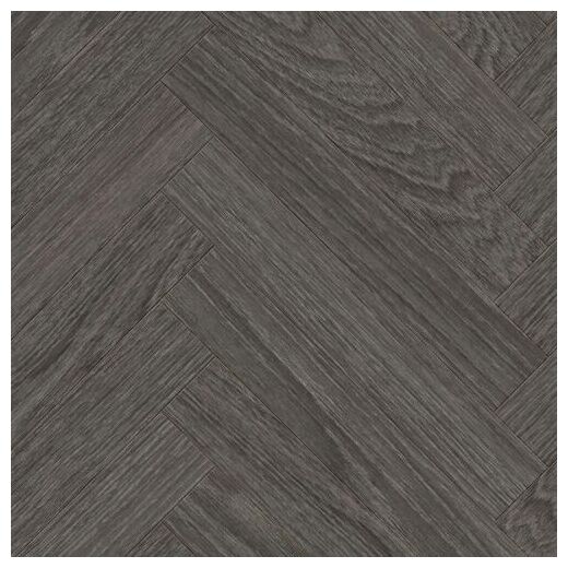 Ciemna podłoga Charme Black 62002722 w jodełkę z matową powierzchnią i synchroniczną strukturą