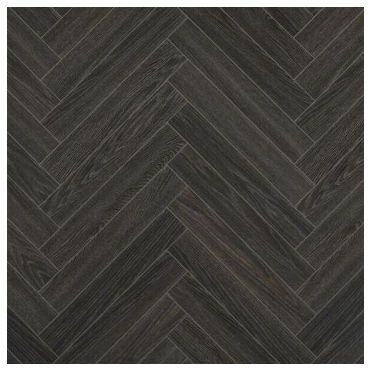 Ciemny panel laminowany Charme Black 62002723 w jodełkę z widocznym matowym rysunkiem drewna - zdjęcie nr: 2