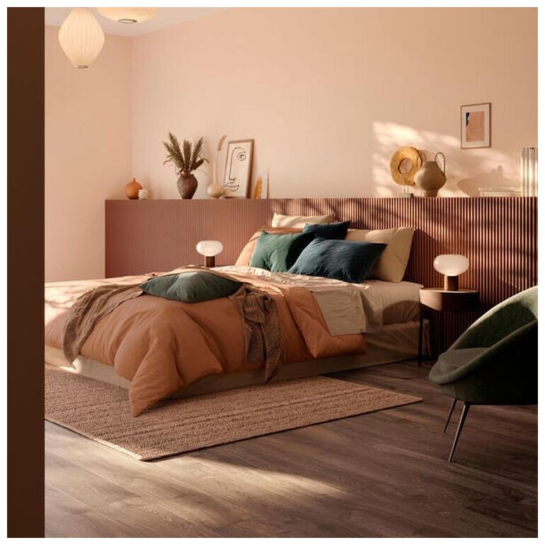 Gyant Warm Brown 62002512 Podłoga Laminowana Wodoodporna w kolorze ciepłego brązu z widocznymi słojami - zdjęcie nr: 4