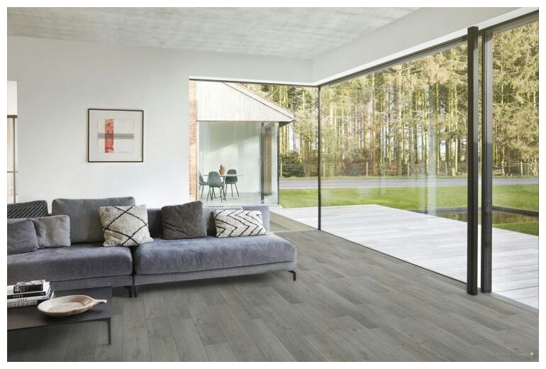 Szare panele laminowane Texas Grey 62003096 z wyraźnymi słojami i matowym wykończeniem - zdjęcie nr: 3