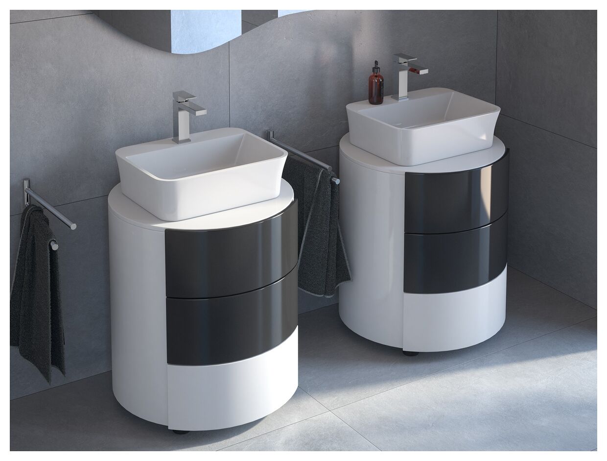 besco assos s-line umywalka nablatowa bez otworu pod baterię 40x50x15 (umd-ap-nb) 