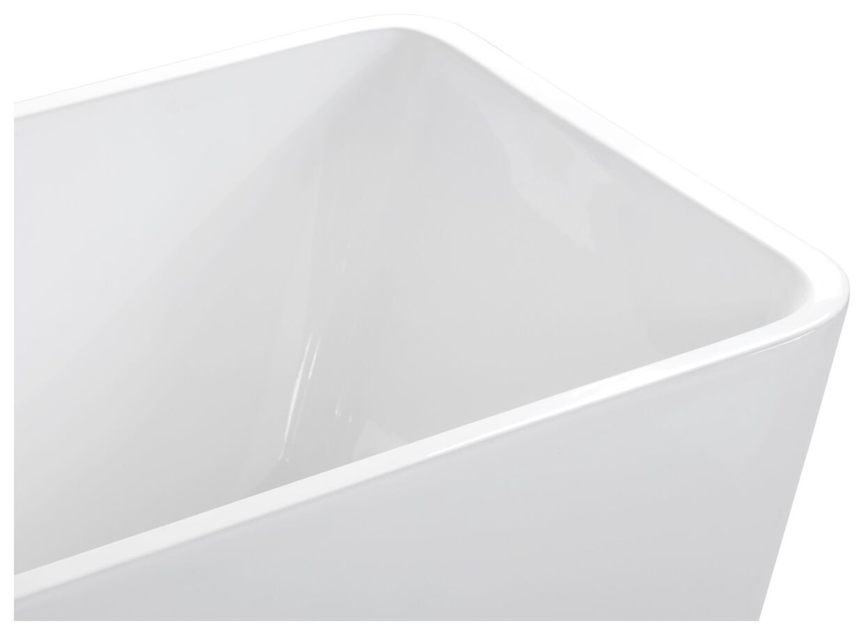 besco evita 160 wanna wolnostojąca + maskownice białe 160x80 (was-160-ebi) 