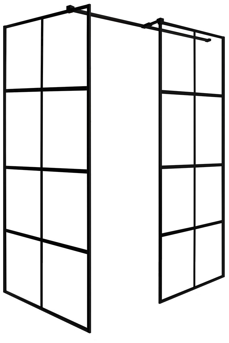 besco excea 100 kabina prysznicowa walk in 100x90x190 (exc-109-190b) 