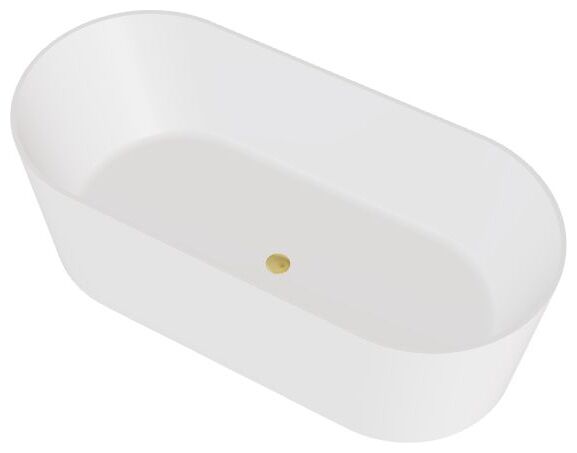 Besco Lova 160 Wanna Wolnostojąca + Klik-Klak  Czyszczony OD Góry złoty 160x74 (Wwm-160-Lkg) - zdjęcie nr: 2