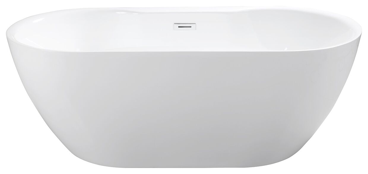 besco navia 150 wanna wolnostojąca + maskownica syfonu z przelewem złota 150x80 (was-150-nzl) - zdjęcie główne