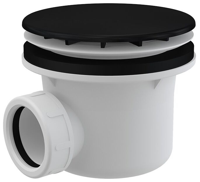 besco odpływ brodzikowy 90 mm wysoki black (ob-90-b) - zdjęcie główne
