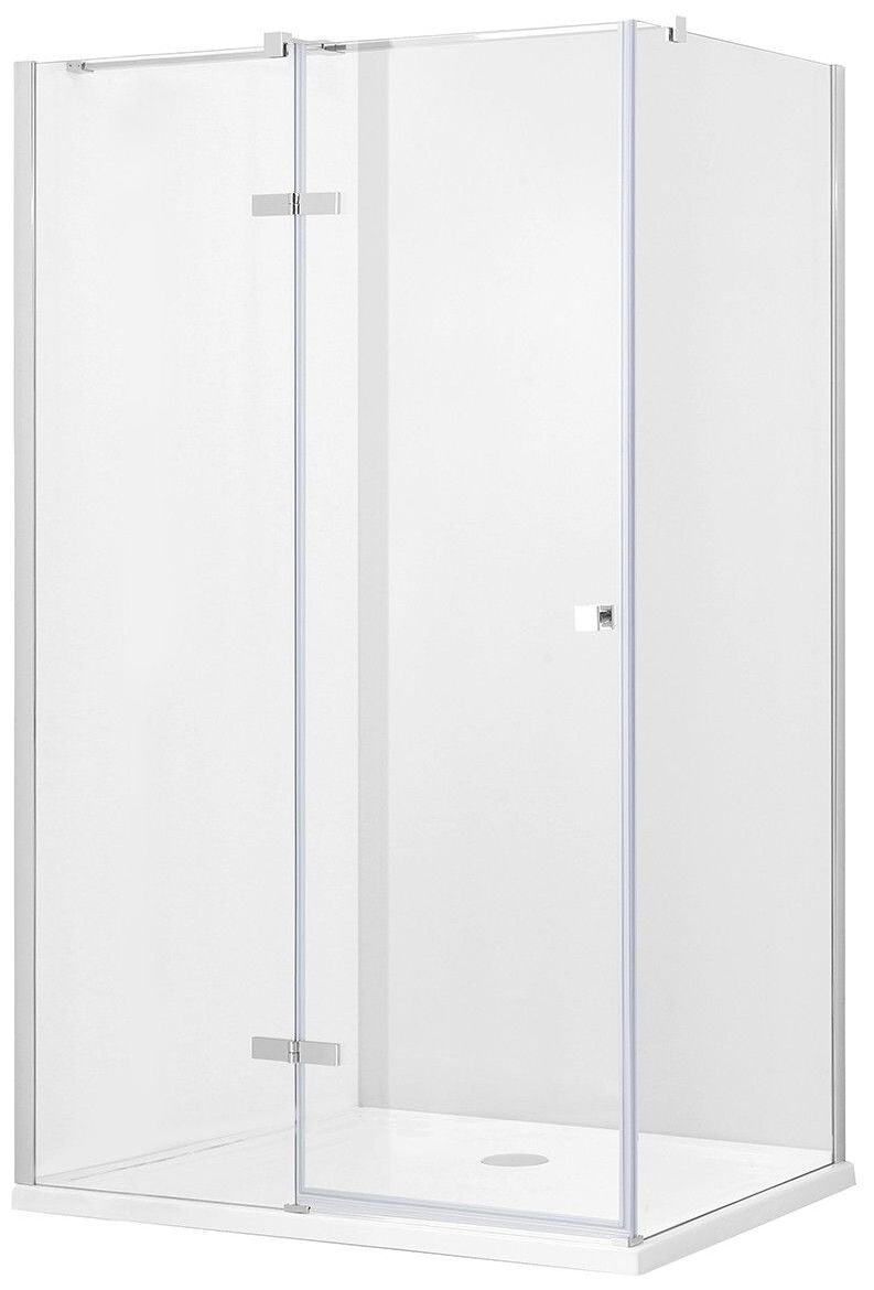 besco pixa 100 l kabina prostokątna lewa szkło przejrzyste 100x80x195 (ppl-108-195c) 