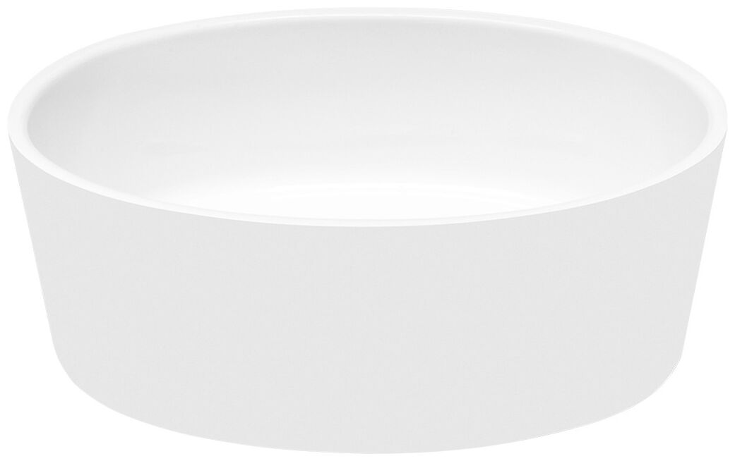 besco uniqa umywalka nablatowa + klik-klak chrom 32x46x17 (umd-u-nb) - zdjęcie główne