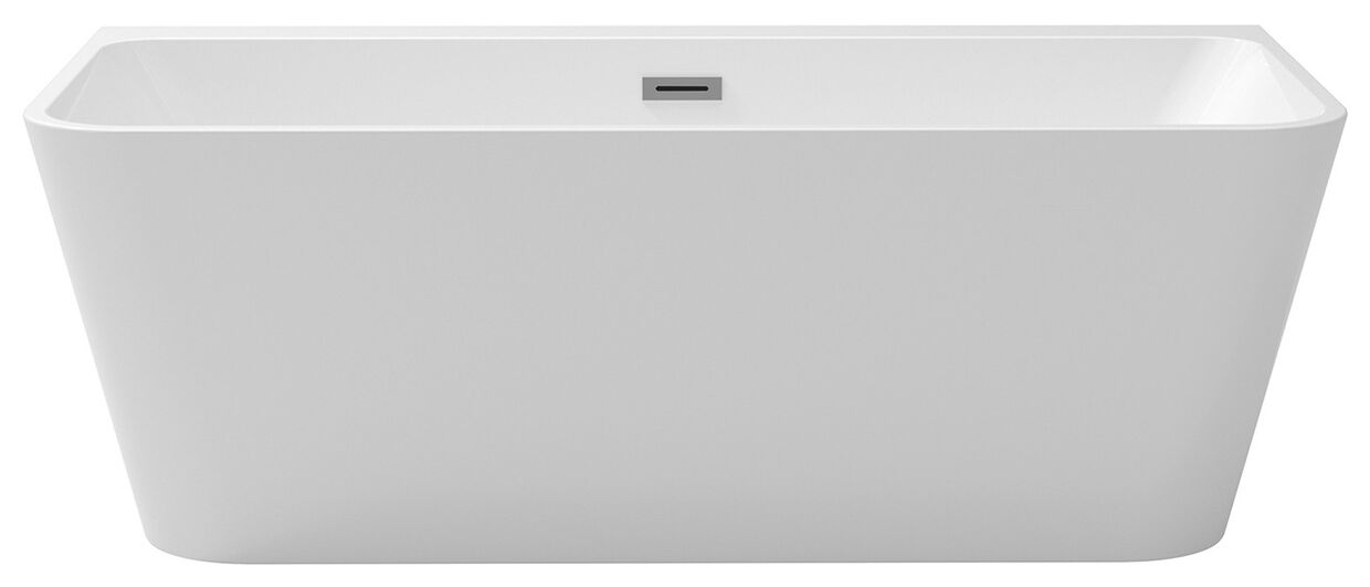 besco varya 150 wanna wolnostojąca + maskownice chrom 150x75 (was-150-vr) 