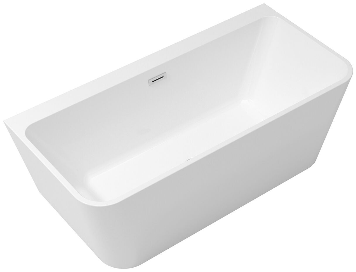 besco varya 150 wanna wolnostojąca + maskownice chrom 150x75 (was-150-vr) 