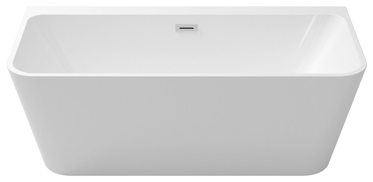 besco varya 150 wanna wolnostojąca + maskownice chrom 150x75 (was-150-vr) 