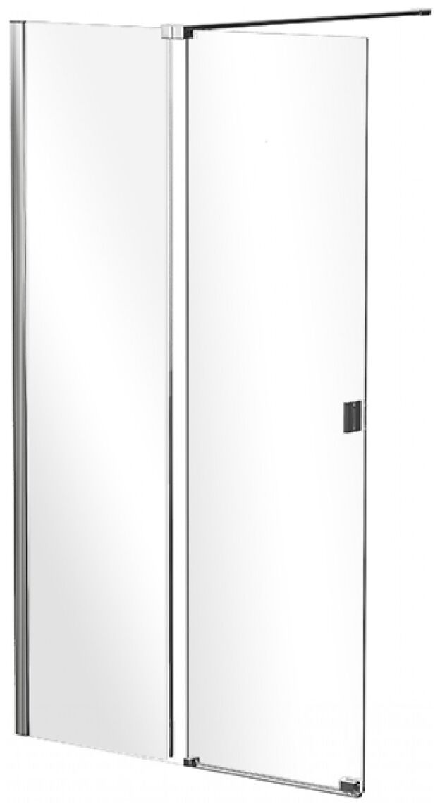 besco vayo 130 kabina prysznicowa walk in szkło przejrzyste 130x200 (vy-130-200c) - zdjęcie główne