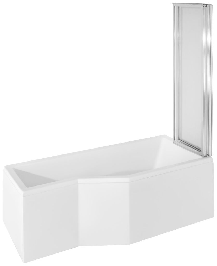 besco integra 150 kabino-wanna z parawanem 3-skrzydłowym prawa 150x75 (#wai-150-pp3) 