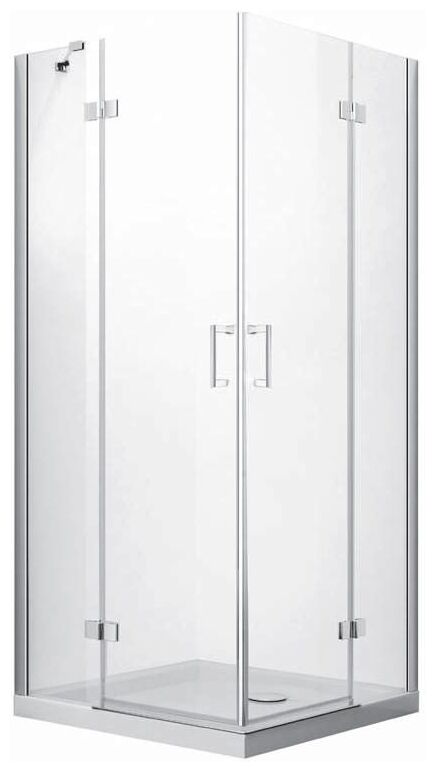 besco viva 90 kabina kwadratowa szkło przejrzyste 90x90x195 (vk-90-195-c) 