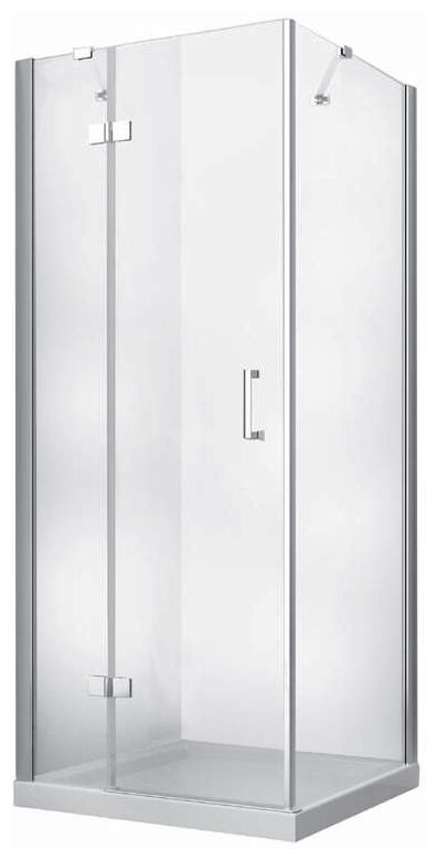besco viva 90 l kabina kwadratowa lewa szkło przejrzyste 90x90x195 (vkl-90-195-c) - zdjęcie główne