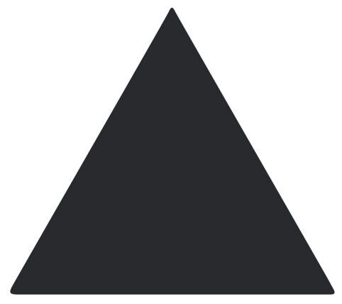 bestile bondi black triangle matt płytka ścienna 11.5x13 