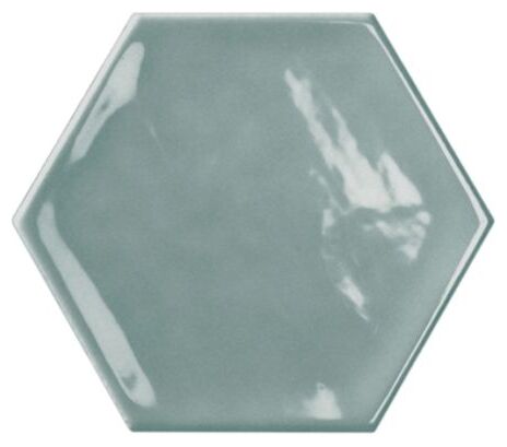 bestile bondi blue hexagon shine płytka ścienna 11x12.5 - zdjęcie główne