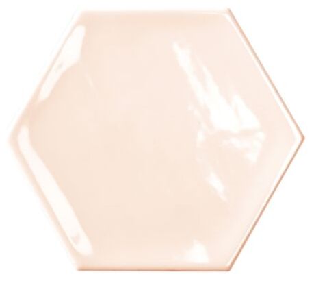 bestile bondi pink hexagon shine płytka ścienna 11x12.5 - zdjęcie główne