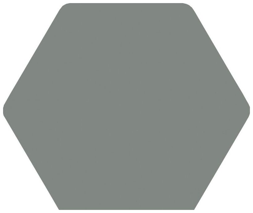 Heksagonalny gres podłogowy Toscana Perla w odcieniu szarości o matowej powierzchni