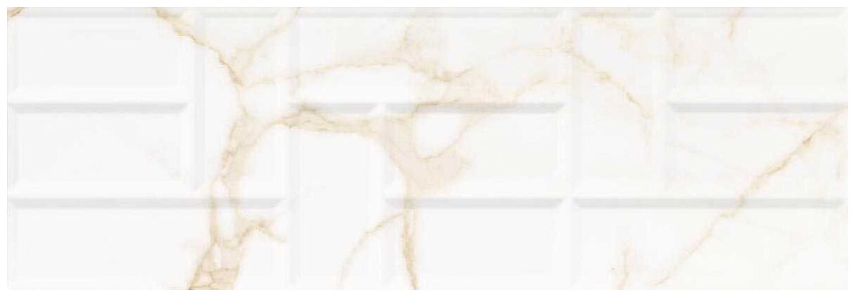 bianca royal gold art płytka ścienna 25x75 - zdjęcie główne