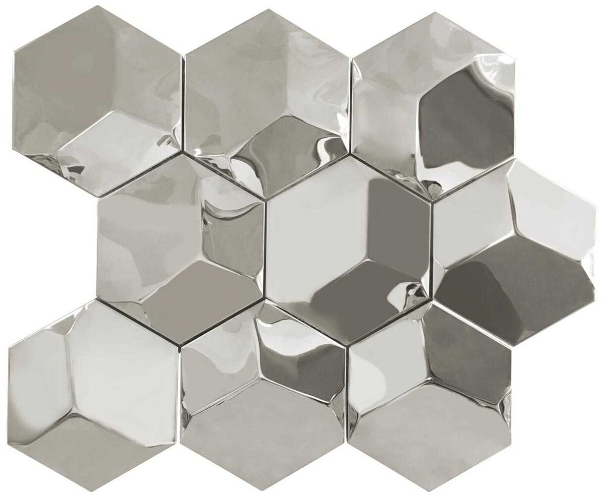 bianca inox 3d mozaika 25x31 - zdjęcie główne
